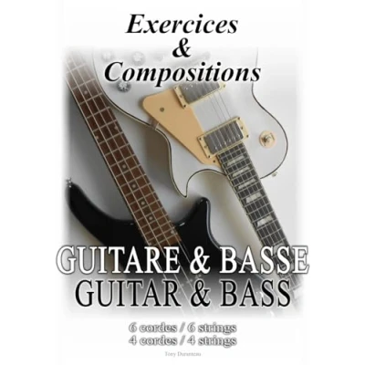 Image de Exercices &amp; Compositions guitare basse / guitar Bass: Tablatures pour et (6 cordes 4 cordes) for and bass strings strings).