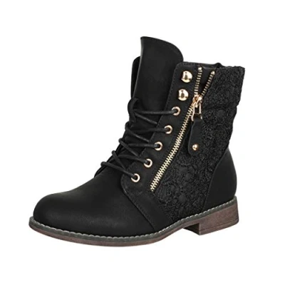 Image de Elara Bottines Femme Bottes de Travail Chunkyrayan B9812 KB Schwarz 36