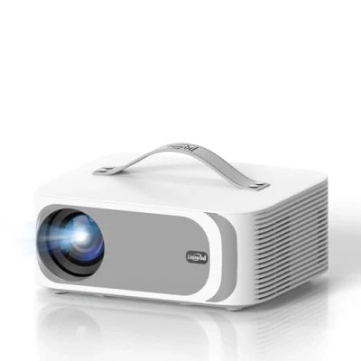 Image de Videoprojecteur 4K【Netflix Certifié/Dolby Audio】1080P Natif 30000Lux Projecteur Video, avec MOVIN, 4D/4P Keystone, Focus Électrique, WiFi6, Bluetooth Lisowod Retroprojecteur Portable pour Home Cinéma