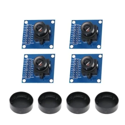 Image de OV7670 Lot de 4 modules d&#039;appareil photo 300KP VGA Mini compatibles avec Arduino