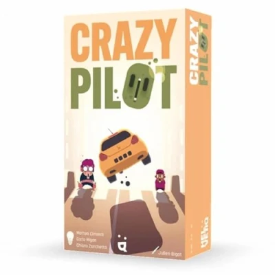 Image de HELEVTIQ Crazy Pilot Jeu de Course à partir 8 Ans Pilote tes Cartes comme Un Volant et sois Le Premier l’arrivée pour 2 6 Joueurs 99265