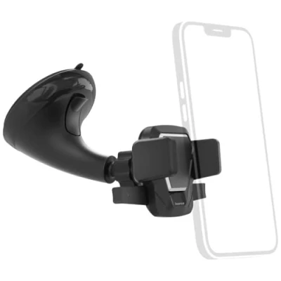 Image de Support de voit. pr port. &quot;Easy Snap&quot; avec vent., pivot. 360 , univ. Noir