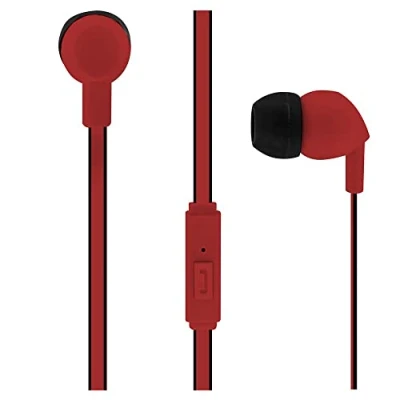 Image de TNB BE Color Ecouteurs Intra Auriculaires + MIC Rouge/Noir