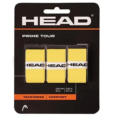 Image de HEAD Prime Tour Poignée de Tennis Mixte Adulte, Jaune, Taille Unique