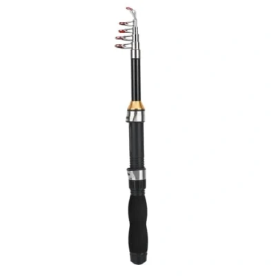 Image de Canne à Pêche Petit Pôle de Mer Portable Mini en Télescopique pour Voyage La Truite d&#039;eau Douce(1.2m)