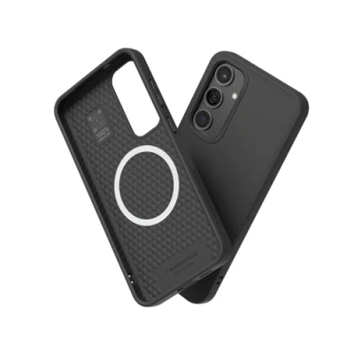 Image de RhinoShield Coque Compatible avec [Galaxy S24+] SolidSuit Magsafe Fine Technologie d&#039;absorption des Chocs et Finition Premium Mate Noir