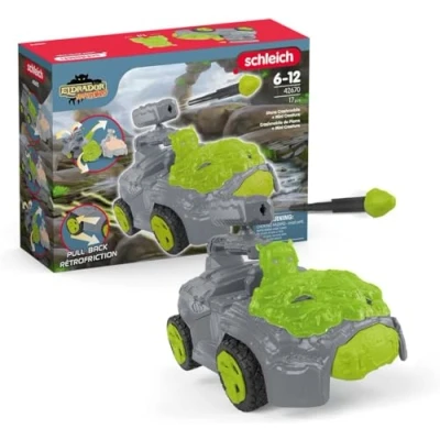 Image de schleich 42670 Crashmobile de Pierre avec Mini Creature, dès 7 ans, ELDRADOR CREATURES coffret, 17 pièces