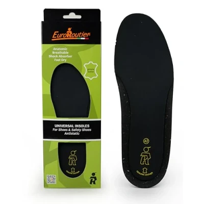 Image de Semelles Intérieures Antistatiques Universelles en Cuir, Confortables pour Toutes Les Chaussures (37 EU)