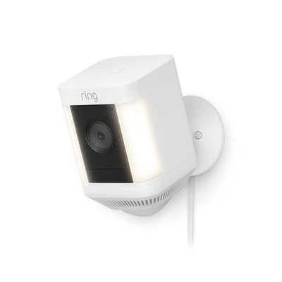 Image de Caméra de Surveillance RING Spotlight Plus Plug in Blanc UE
