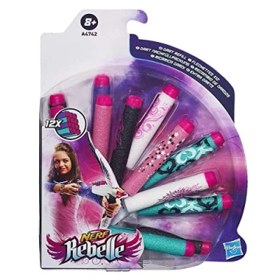 Image de Nerf Rebelle A4742E270 Jeu de Plein Air Recharges x 12