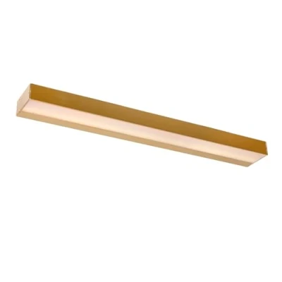 Image de Lucide Alexa applique murale oblongue 8W LED incl 60 x 8 3,6 cm IP44 or mat