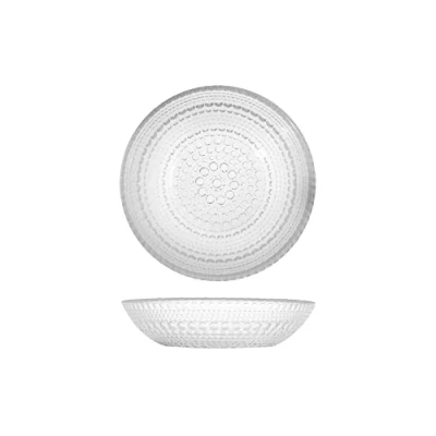 Image de H&amp;h set 6 piatti in vetro venere trasparente fondo cm21