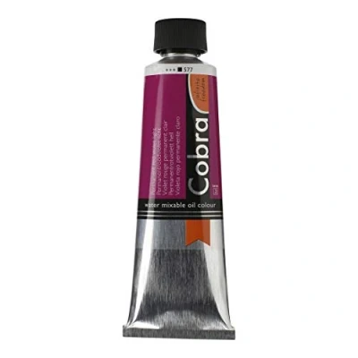 Image de COBRA Talens wassermischbare Ölfarben, 40 ml, 577 Permanent Rotviolett Hell