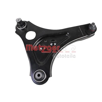 Image de METZGER 58134702 Bras de suspension avec rotule suspension, support en caoutchouc Essieu avant droit barre oscillant transversal