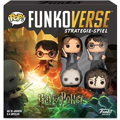 Image de Funko 43477 Jeu de Société Harry Potter 100 Funkoverse (Pack 4 Personnages), Version Allemande, Multicolore