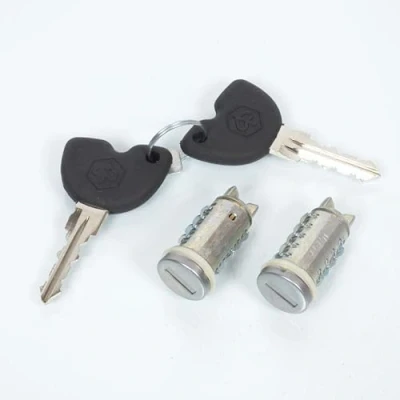 Image de Kit serrure origine pour Scooter Piaggio 50 ZIP 2 barillets et clés Neuf