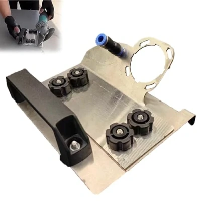 Image de Angle Grinder Stand for Tile 45 Chamfer Cutting,angle 45,angle Holder,100mm/4&quot;Angle Holder Bracket Stainless Steels