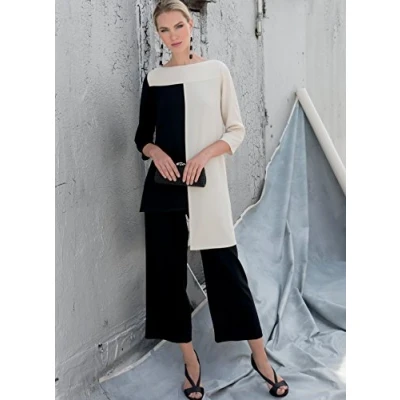 Image de Vogue Patterns 1581 E5 Patron de Tunique et Pantalon pour Femme Tailles 42 50, Tissue, Multicolore, 20 x 0,5 25 cm