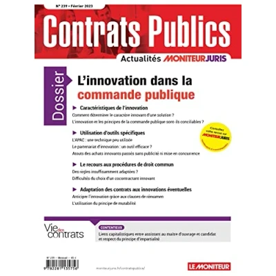 Image de ACCP n 239 février 2023: contrats publics L&#039;actualité de la commande et des
