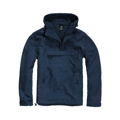 Image de Brandit Veste coupevent, Homme, Taille: Medium, Navy