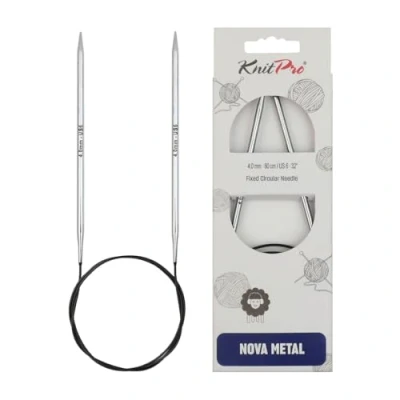 Image de KnitPro KP11337 Nova Aiguille Circulaire Fixe Bois Multicolore 47,5 x 0,9 5 cm