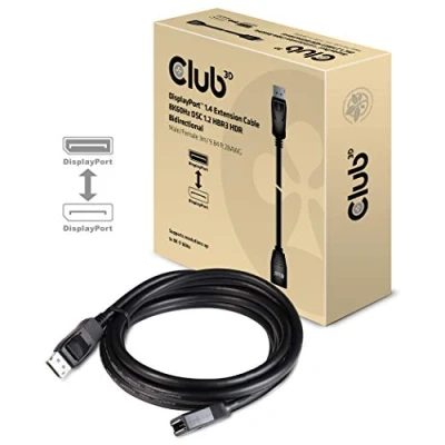 Image de CLUB3D CAC 1023 3 M DISPLAYPORT NEGRO