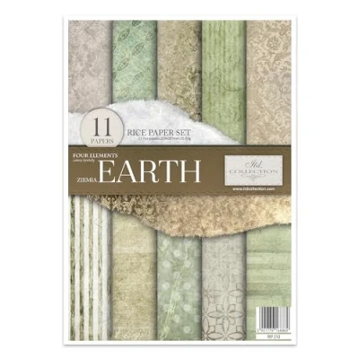 Image de ITD Collection Papier de Riz, Earth, 29,7 x 21 cm