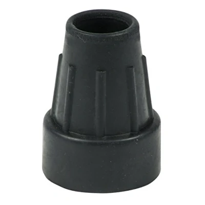 Image de Lifeswonderful® Lot De 4 Embouts En Caoutchouc Pour Cannes Et Béquilles Type Z Noir 22mm