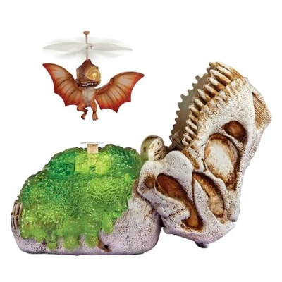Image de MGA Entertainment Gross a Saurus GrossMos Flying Dino Rouge Jouets Dinosaures Interactifs pour Garçons et Filles, Les Collectionneurs Enfants de Plus 6 Ans