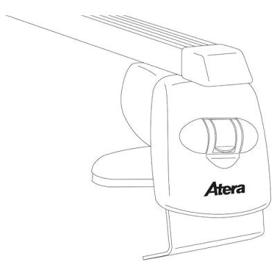 Image de ATERA SIGNO 044338 Barre de toit pour les gouttières 122 100 Acier