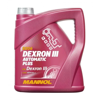 Image de MANNOL Dexron III Automatic, Plus MN8206 4 Huile Boite Automatique ATF Rouge