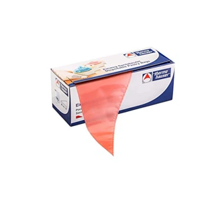 Image de Thermohauser 8300048968 Lot de 100 poches à douille jetables en polyéthylène Rouge 46 x 23 0,0075 cm