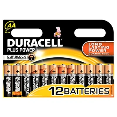 Image de Duracell Plus Power Piles Alcalines Type AA Pack de 12