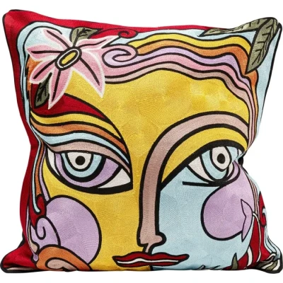 Image de Coussin Art Line Face Kare Design