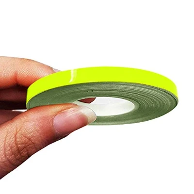 Image de 4R Quattroerre.it 10474 Trim Stripes Bandes Adhésives pour Voitures, Jaune Fluorescent, 5 mm x 10 MT