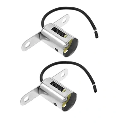 Image de OTOTEC Lot de 2 adaptateurs douille 1156 BA15S rechange pour lampe feux clignotants et faisceau câblage filetage P 21 W/R10 W/R5 W