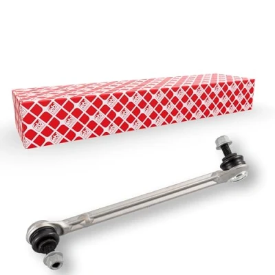 Image de febi BILSTEIN 38056 Biellette de barre stabilisatrice Essieu avant droit 290 M12 x 1,5 Plus avec écrou autobloquant, Aluminium