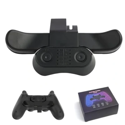 Image de Fllyvly Paddles Strike pour Manette PS4, Fixation Dorsale avec Kit de Mod Dominator, Accessoire Contrôleur F.P.S., Bouton Arrière Programmable Amélioration Jeu,Améliore la sensation jeu