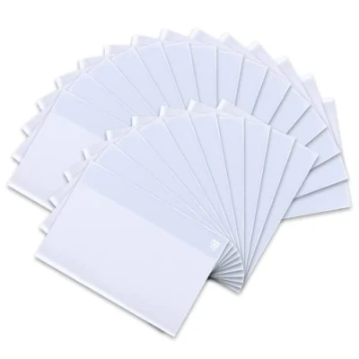 Image de Oxford Couverture pour Notebook, Souple et Lavable Notebooks A4, Incolore transparent, 25 unités