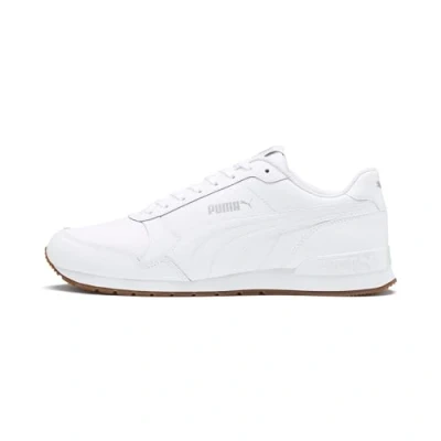 Image de PUMA St Runner V2 Full L, Baskets Mixte,Puma Blanc Gris Violet , 37.5 EU