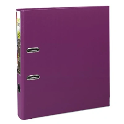 Image de Exacompta Réf. 53147E 1 Classeur à levier A4 maxi Prem&#039;Touch Dos 50 mm Mécanique 55 Dimensions extérieures : 32 x 30 5 cm Format classer Coloris Fuchsia