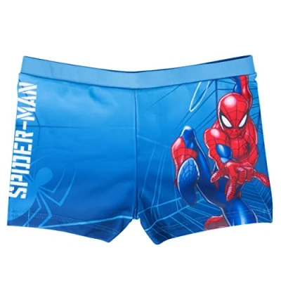 Image de Marvel Spiderman Maillot de Bain garçon Enfant Bleu (as3, Numeric, Numeric_122, Numeric_128, Regular)