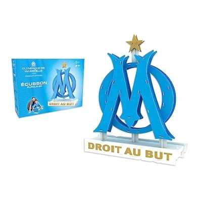 Image de Puzzle 3D Ecusson Olympique de Marseille à partir 7 ans