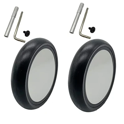 Image de Poussette Remplacement Roues En Caoutchouc Roue Avant Et Arrière Accessoire Compatible Avec Babyzen YOYO YOYA (2 PCS Rear Wheel)
