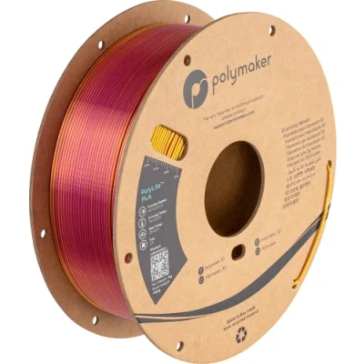 Image de Polymaker PolyLite Silk PLA Dual Color 1,75mm 1kg Banquet Gold Magenta