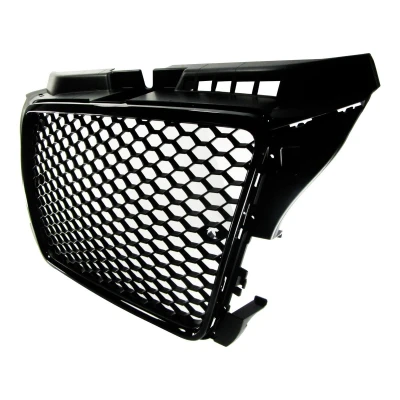 Image de JOM 5311001JOE Calandre noir, brillant avec support de plaque d&#039;immatriculation AUDI: A3 3/5 portes