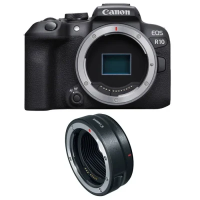 Image de Appareil Photo Canon EOS R10+ EF R MILC 24,2 MP CMOS 6000 x 4000 pixels, Noir Neuf