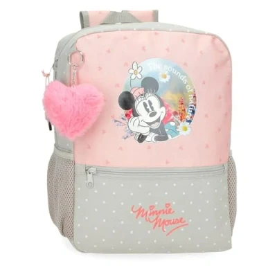 Image de Disney Joumma Minnie Wild Nature Sac à Dos Vert 25 x 32 12 cm Polyester 9,9 L, Vert,