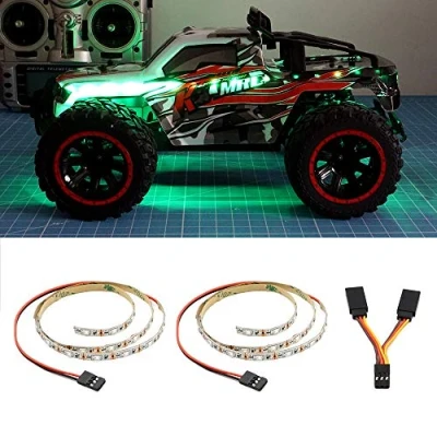 Image de Bande lumineuse LED pour Avion à Aile fixe RC AR Wing Drone Modèle Voiture Camion (Vert)