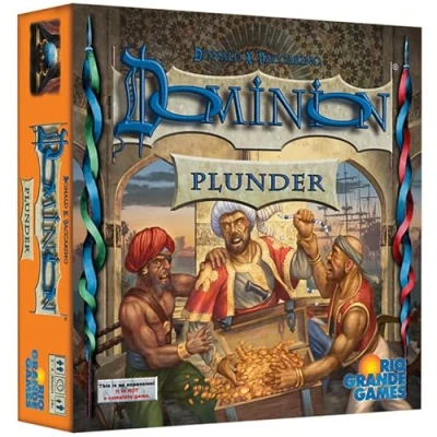 Image de Rio Grande Games Dominion : Plunder Expansion jeu de cartes stratégie, exploration et pillage la mer, jeux Grande, pour enfants 14 ans plus, 2 à 4 joueurs, 30 minutes temps
